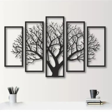 Wall Art 5 frame Tree Panels Frame Wall Decor (F1)